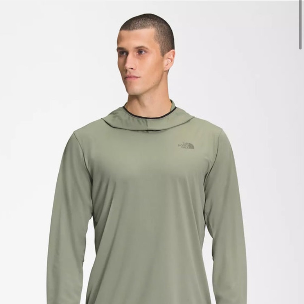 NWT The North Face Belay Sun Hoody, Green, size M